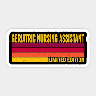 Geriatric Nursing Assistant Sticker